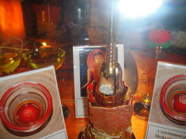 Reliques Bouddha Sakyamuni Amitabha Terre Pure